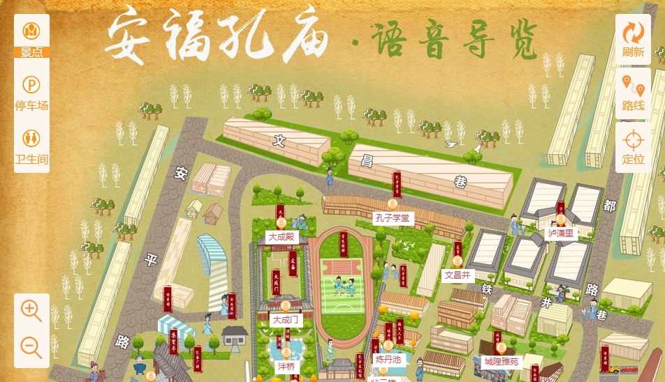 东阳手绘地图：智慧景区智能化服务的延伸